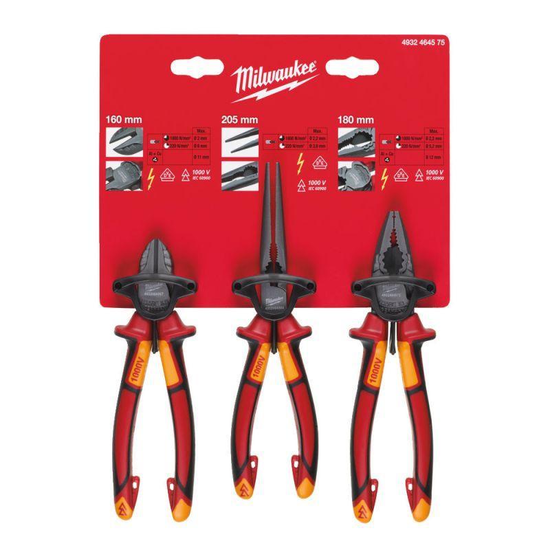 Picture of VDE 3 Pcs Pliers Set